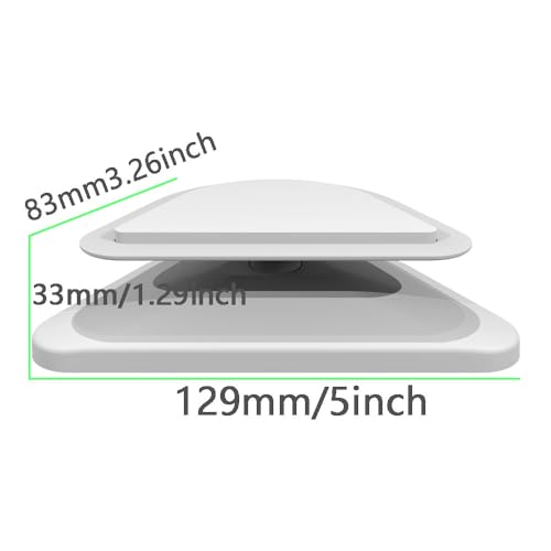 Support mural pour Amazon Echo Show 5 pour gagner de la place fixation blanche - 5