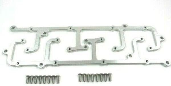 LS1-LS6 Billet Ignition Coil Brackets with Hardware, Clear Anodized