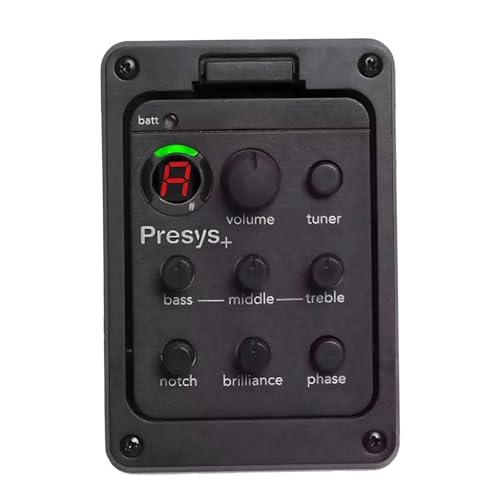 Pastilla Piezoeléctrica Pastilla Piezoeléctrica Preamplificador Integrado Pastilla Para Guitarra Acústica De 4 Bandas Preamplificador EQ Sintonizador Preamplificadores Integrados Accesorios Para Guita