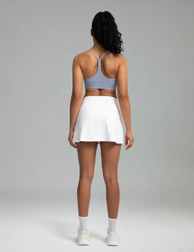 Image of Colorfulkoala Women's Dreamlux Y Back Sports Bra Low Impact Padded Workout Top with Built in Bra A-C Cups