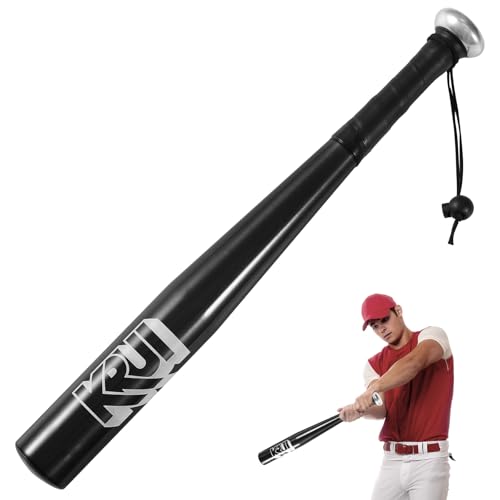 KRUI Aluminum Baseball Bat, 18 Inch Self Defense Bat, Lightweight Bat for Tire Checker, Fish, Keeps in Home, Car, Backpack for Self Defense
