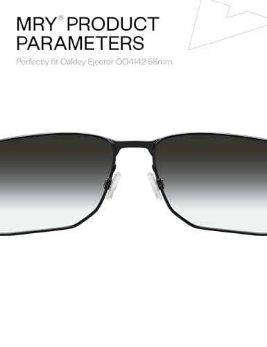 Kit de almohadillas de repuesto Mryok negro para gafas Oakley Eyector OO4142 2