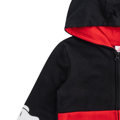 Disney Mickey Mouse Boys Zip Up Hoodie with Ears for Infants and Toddlers Kids3