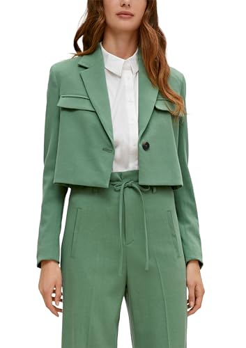 Comma Veste Blazer Femme - Veste de Costume Élégante Coupe Ajustée