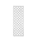 Videx-Sichtschutzwand Kunststoff, Coventry-Classic, 65 x 185cm, weiß