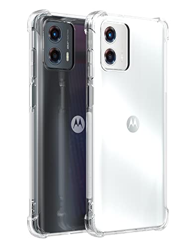 Cresee Case For Motorola Moto G 5G 2023, Clear Cover With Reinforced Corner Bumper Slim Fit Shockproof Flexible Tpu Phone Case For Moto G 5G 2023 - Transparent #TOP3