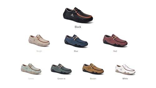 Salkin Leather Loafers, Men's Genuine Leather Loafers – Vintage Handmade Driving Shoes for Business Casual & Office Wear | Comfortable Lightweight Sneaker-Like Design2