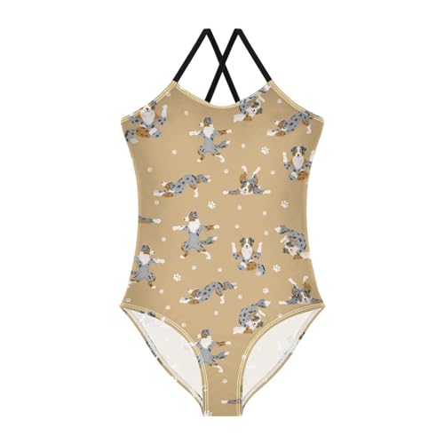 Image of Ollabaky Girls One Piece Swimsuit Bathing Suit Beachwear 3-10T