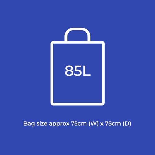 Kordis Reusable Garden Waste Bags- Pack Of 3 Sacks. Heavy Duty Stand Up Garden Bags With Drawstring Handles. Large Waterproof Foldable Bag For Garden Waste & Rubbish- 85L Capacity, Green. 5 Kordis Reusable Garden Waste Bags- Pack Of 3 Sacks. Heavy Duty Stand Up Garden Bags With Drawstring Handles. Large Waterproof Foldable Bag For Garden Waste & Rubbish- 85L Capacity, Green. - Image 5