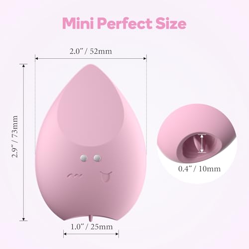 MANFLY Electric Travel Massager, Powerful - Waterproof - Handheld Mini Massage Tool (Pink) - Image 4