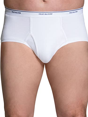 Fruit of the Loom mens Big and Tall Tag-free & Undershirts briefs underwear, Big Man - White Brief 3 Pack, 5X-Large US - image 2