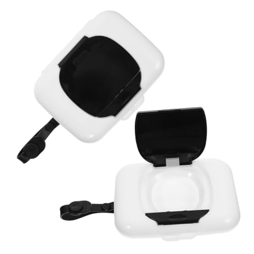 SUPVOX Baby Wipes Dispenser Travel Black Portable Wipes Case Pump for on The Go