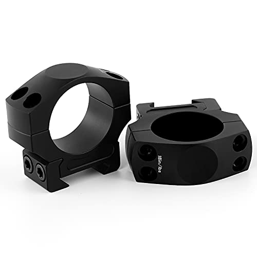 GODTURTLE Scope Rings, 30mm Scope Mount Ring for Picatinny/Weaver Rail, Low Profile Tactical Precision Rifle Scope Rings