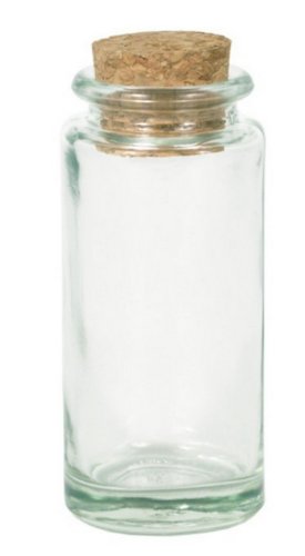 Glass Bottle Jar with Cork Stopper (7cm X 2 Cm)24 Pcs