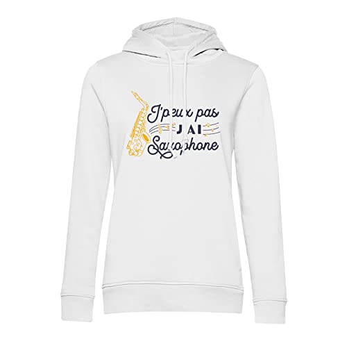 Sweat à capuche saxophone cuivre pour passionné de jazz et orchestre