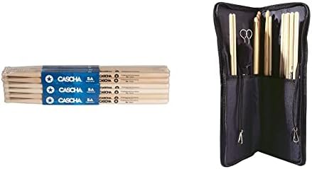 CASCHA professional drumsticks 5A robust maple sticks I drumsticks wood I professional drum accessories I drumsticks maple I drum sticks I drumsticks wooden head model 1 pair (2 pieces)