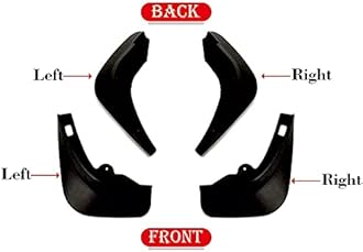 Auto Addict Car Mud Flaps Splash Guards (O.E Type Custom,4 pcs) for Hyundai Grand i10 Nios