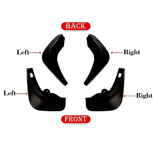 Auto Addict Car Mud Flaps Splash Guards (O.E Type Custom,4 pcs) for Hyundai Grand i10(2014-2019)