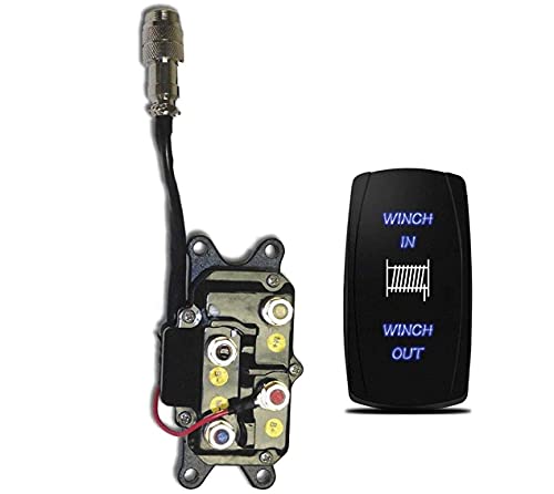Winche eléctrico Mad Dog 3500 LB con cuerda sintética miniatura 4
