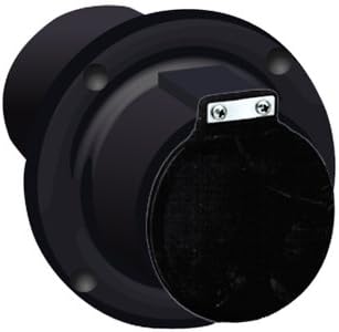 Industries 3.00 Thru Hull Blk W/Flapper