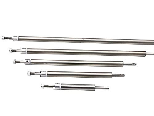 MKVAXR Juego de ejes transmisión y tubérculos manga for barco a control remoto, 2 uds., 4mm, accesorio piezas Eje de transmisión de hélice marina(Shaft 15 Sleeve 10cm) - imagen 8