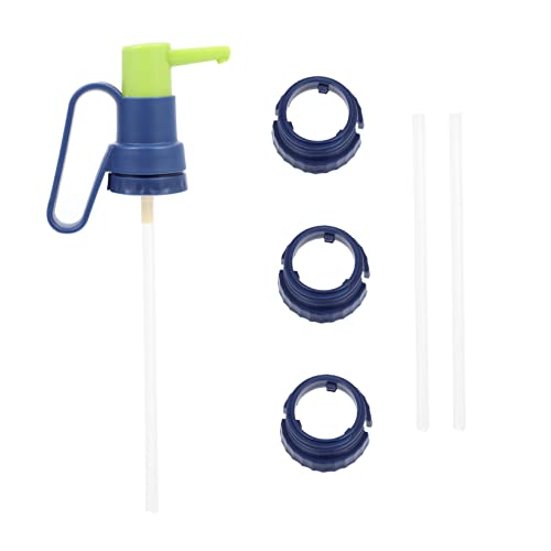 HEALLILY Sets Mini Ketchup Dispenser Pump for Kitchen Bottle Supply Stainless Steel Easy to Use and Store