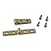 Colored Zinc Folding Hinges for Bathroom Cabinet Mechanical Industrial Equipment Door Window Hardware Accessories with Screws