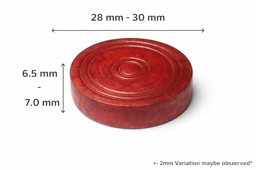 Image of WMX Kid,Teen,Adult Siscaa Carrom Coin Carrom Board Accessory Approved & Used In National Tournament Held By Carrom Federation Of India (Legend)