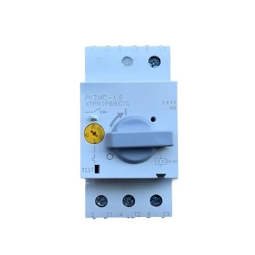 Disjoncteur de protection moteur PKZMC-1,6 interrupteur magnétothermique 1-1,6A XTPR1P6BC1C rail DIN