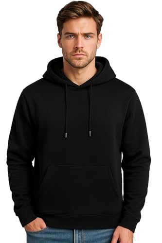 Image of GYRFALCON Solid, Regular Fit, Cotton Fleece Blend, Hooded Sweatshirt Pullovers for Men & Women(Pack of 1)