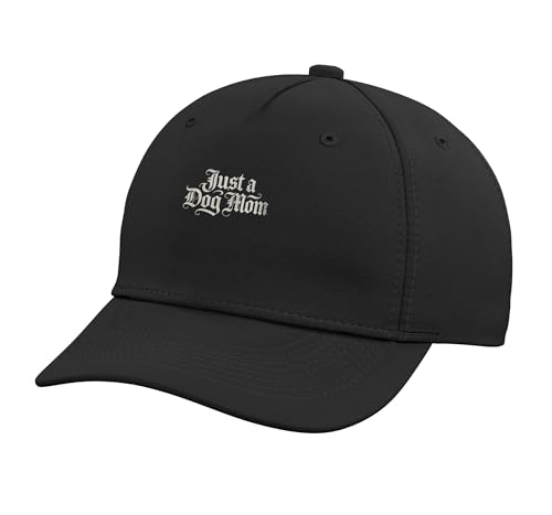 Just A Girl Tshirt Gothic Goth Old English Blackletter Women Adjustable Printed Baseball Hat, Black
