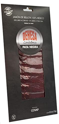 Dehesa Cordobesa • Dry-Cured Acorn-Fed 100% Iberico Pork Ham • Jamón De Bellota 100% Ibérico • 2.5 Oz. (71Grs) • Pack Of 1 #TOP1
