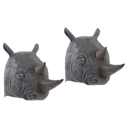 Masque Halloween Rhino Healvian accessoire cosplay effrayant fête et performance