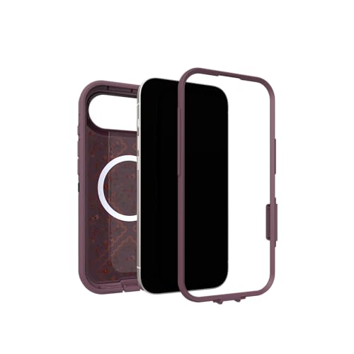 Image of OtterBox iPhone Air Defender Series Pro XT Clear Case - Dusk Reverie - Purple - Tough, Rugged & Durable iPhone Case, Snaps on MagSafe, Multi-Layer, Pressure-Fitted Dual-Layer iPhone Case