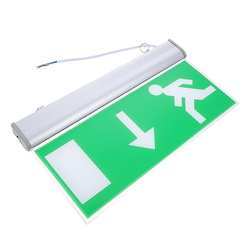 IWOWHERO Led Emergency Sign Exit Sign Light Fire Safety for Schools Libraries Stations