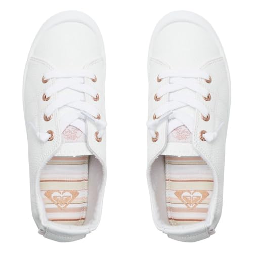 Roxy Baskets Bayshore Plus LX pour Femme, Blanc., 37 EU