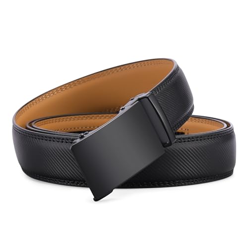 New leather belt men's young people automatic buckle fashion casual cowhide belt comfortable outdoor sports elastic2