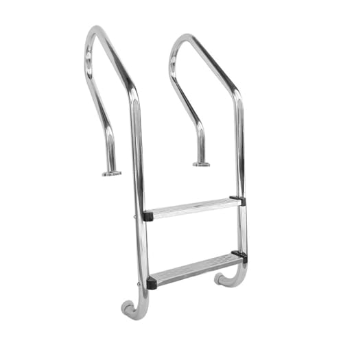 Escalera para piscina empotrada de acero inoxidable miniatura 1