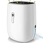 Letingoo Small Dehumidifiers for Home, 27oz Auto-Shut off Dehumidifiers with Drain Hose, Portable Ultra Quiet Dehumidifier for Rooms, Kitchen, Basement, Bathroom, RV, Bedroom, Garage, Camper
