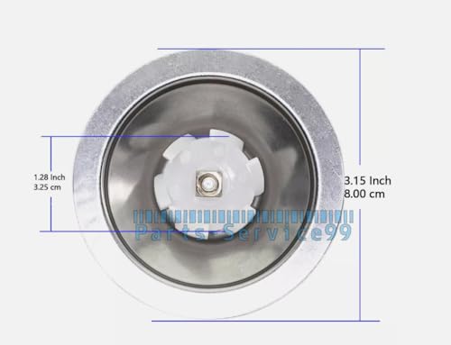 Generic 4-Serrated Blade & Clutch Gears For Braun Blender MX2000 & MX2050 4184-625, 16, black