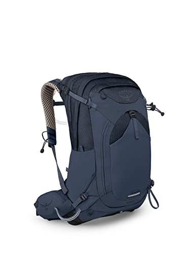 Osprey Mira 22L Women's Hiking Backpack with Hydraulics Reservoir, Anchor Blue - Detailed View