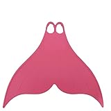 FINS Mermaid Swim Monofin for Snorkeling Diving Swimming Flippers Adult Men Womens (Medium, Pink) -  SEAQUANTUM