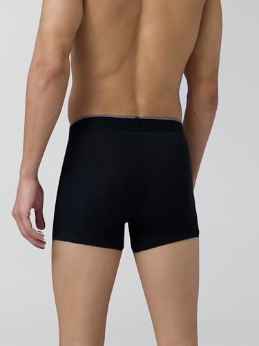 XYXX Men's Aero/Traq Super Combed Cotton Regular Fit Solid Antibacterial Trunks with No Marks Waistband (Pack of 2)