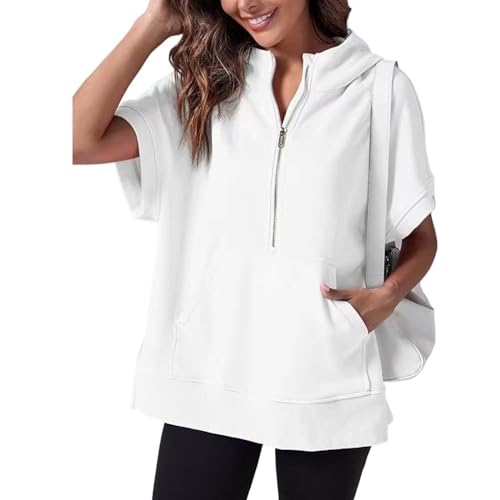 Sweat demi-zip femme idéal pour les journées décontractées et le sport