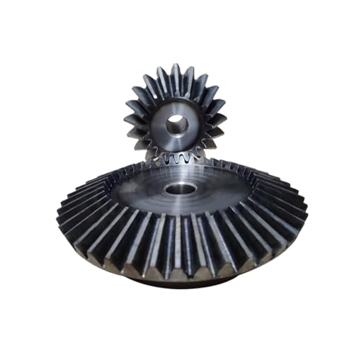 Bevel Gear Pinion Hardware Mechanical Speed Ratio Bevel Gear 1pair Single 1.5 Module Bevel Gear 1:3/4 15/45 20/60 Teeth with Keyway Steel Bore 5mm-20mm Mechanical(1.25M15T-120T)