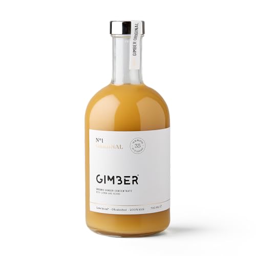 GIMBER N°1 700 ml Original – Concentré de gingembre biologique à base de gingembre, citron et...