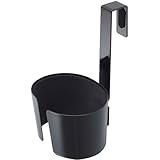 山崎実業(Yamazaki) ドライヤーホルダー ブラック 約W10×D12×H15cm ボーテス ドライヤー収納 コードもすっきり収納 7582