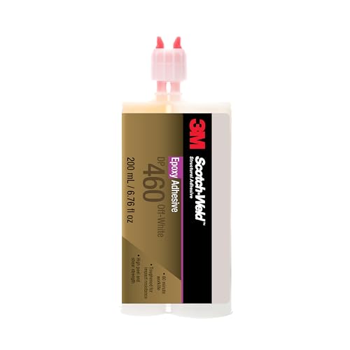 3M Scotch-Weld Epoxy Adhesive DP460, Off-White, 200 mL Duo-Pak, 6.76 fl. Oz., 1 Each, Provides strong durable bond, 60 minute work life