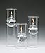 Firefly Fuels Refillable Glass Oil Candle - Transcend 6.5” Hurricane-Style Indoor/Outdoor Lantern. Clean Candle for Dining, Events, and Emergency Lighting. Use with Liquid Paraffin or Lamp Oil