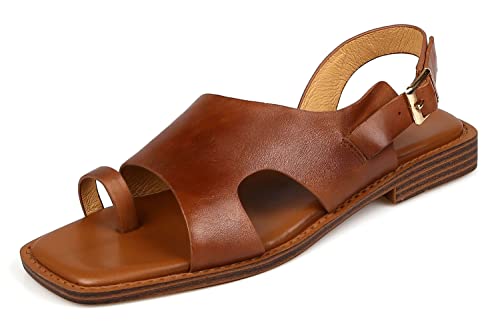 Shoe Mart 牛革ストラップサンダル